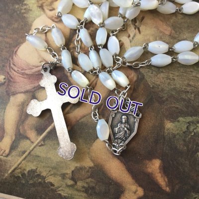 画像4: マザーオブパールのロザリオとケースセットC