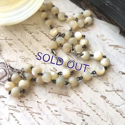 画像4: マザーオブパールのロザリオとケースセットB