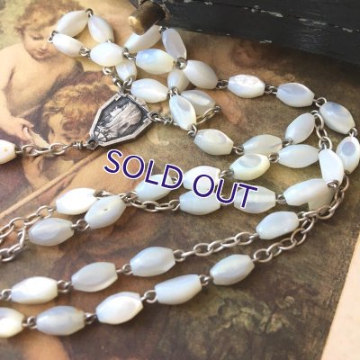 画像5: マザーオブパールのロザリオとケースセットC