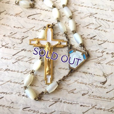 画像3: マザーオブパールのロザリオとケースセットＡ