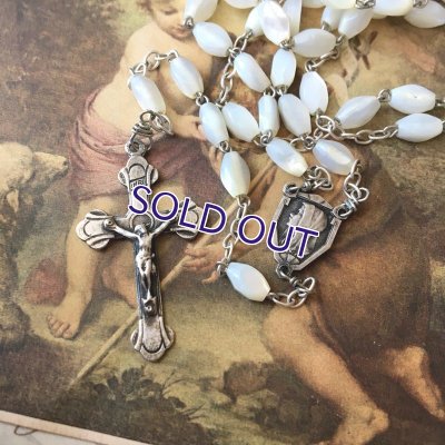 画像3: マザーオブパールのロザリオとケースセットC