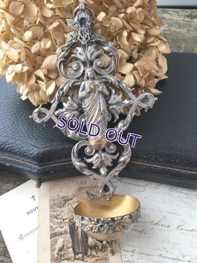 画像12: キリストの聖なる御心 聖水盤