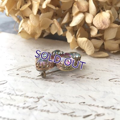 画像6: アイリスガラスのフワラーブローチ