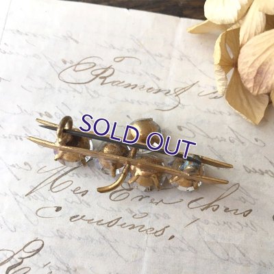 画像7: クローバーアイリスガラスのバーブローチ