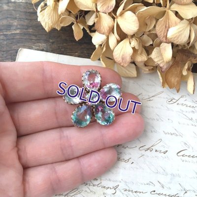 画像9: アイリスガラスのフワラーブローチ