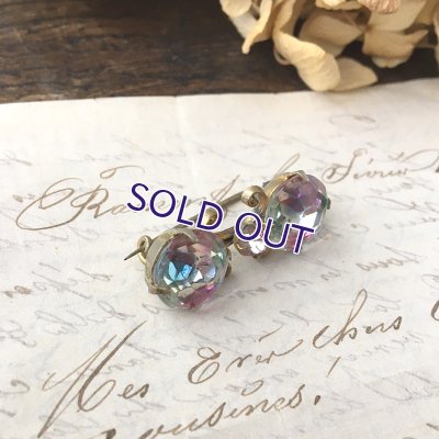 画像4: 初期アイリスガラスの眼鏡型ブローチ