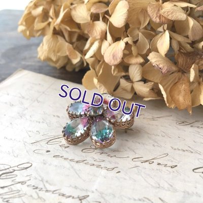 画像8: アイリスガラスのフワラーブローチ