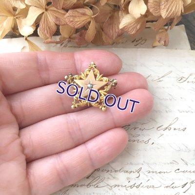 画像9: FIX パールと星のゴールドブローチ