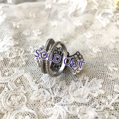 画像10: ローズカットサフィレットのリング