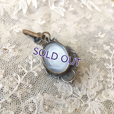 画像14: ローズカットサフィレットのフィリグリーロケットペンダント