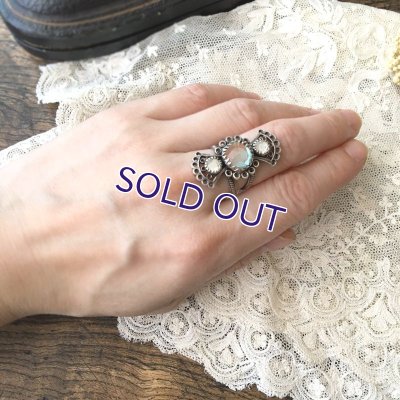 画像13: ローズカットサフィレットのリング