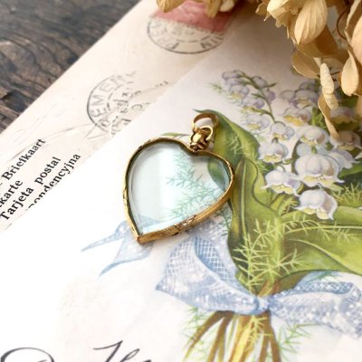 画像4: ハートのゴールドロケットペンダントB