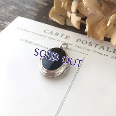 画像4: 銀製 オニキスのロケットペンダント