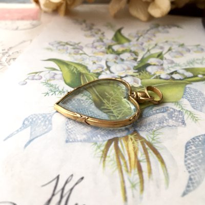 画像5: ハートのゴールドロケットペンダントB