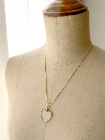 画像10: ハートのゴールドロケットペンダントB