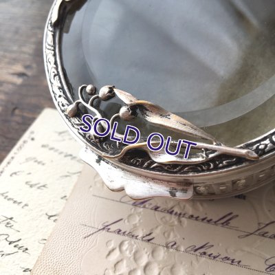 画像3: スズランと鳥のアールヌーヴォーガラスボックス