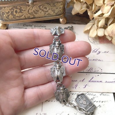 画像9: プロヴァンス 蝉モチーフのブレスレット