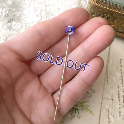 画像7: トリコロールアイリスガラスのピン