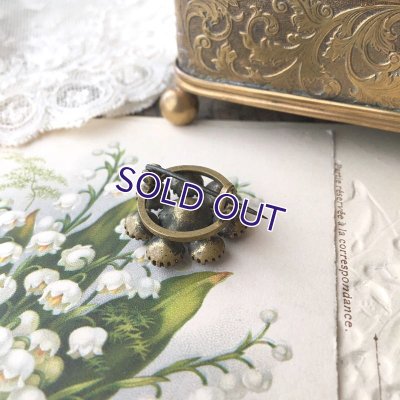 画像6: アメジストガラスのデイジーブローチ