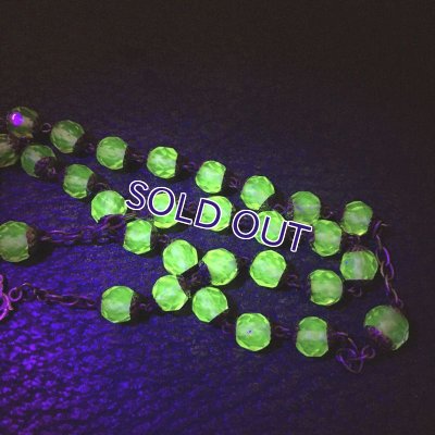 画像7: 総キャップ ウランガラスのヴェルメイユロザリオ