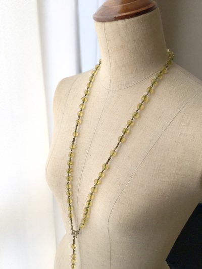 画像11: 蛍光 オレンジガラスのロザリオ