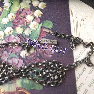 画像9: ピンクガラスのクロスペンダントネックレス