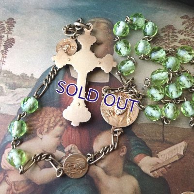 画像4: 小粒ウランガラスのヴェルメイユロザリオ