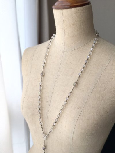 画像11: オーロラガラスのシルバーロザリオ