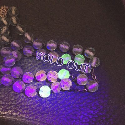 画像7: アクアマリンガラスのシルバーロザリオC