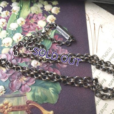 画像8: ピンクガラスのクロスペンダントネックレス