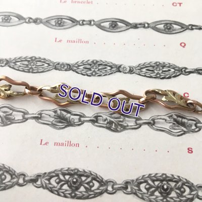 画像7: FIX アカンサスモチーフのゴールドブレスレット