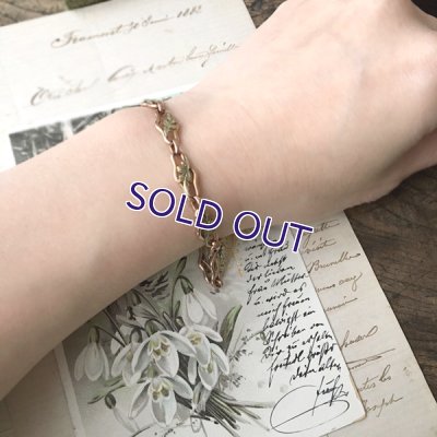 画像10: FIX アカンサスモチーフのゴールドブレスレット