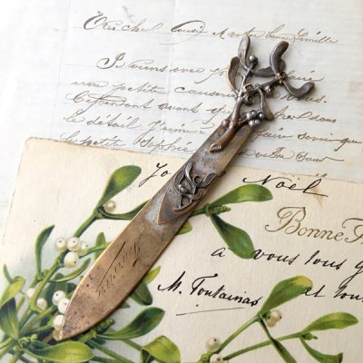 画像8: ヤドリギのレターナイフ兼ブックマーカー