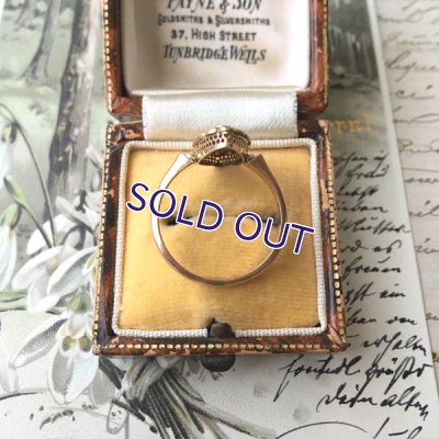 画像4: FIX サファイアガラスとパールのゴールドリング