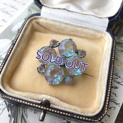 画像3: ファセットカットサフィレットのブローチ