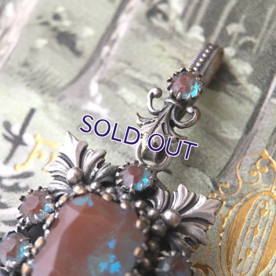 画像7: サフィレットとフルールドリスのスクエアロケットペンダント