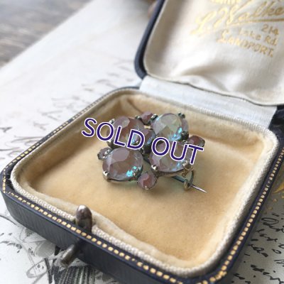 画像6: ファセットカットサフィレットのブローチ