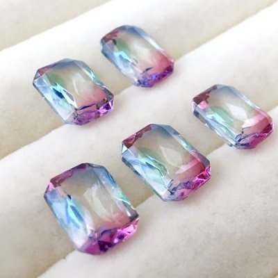 画像5: アイリスガラスルース オクタゴン型 約11mm×9mm