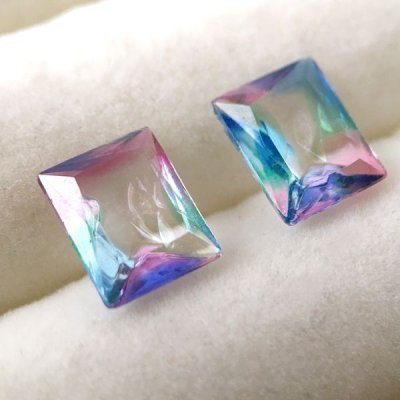 画像4: アイリスガラスルース スクエア型 約10mm×8mm