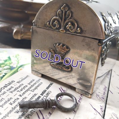 画像5: 鍵付き ヴァロア朝王家の紋章ジュエリーボックス