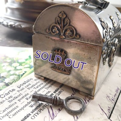 画像6: 鍵付き ヴァロア朝王家の紋章ジュエリーボックス