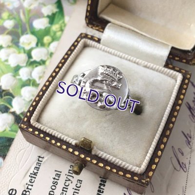 画像3: 銀製 サラマンダー紋章のリング