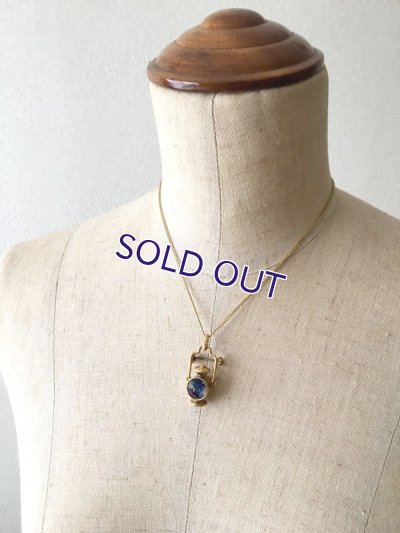 画像13: トリコロールアイリスガラスのランタンブローチ