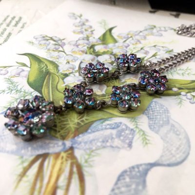 画像9: アイリスガラスのクラスターネックレス