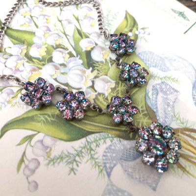 画像7: アイリスガラスのクラスターネックレス