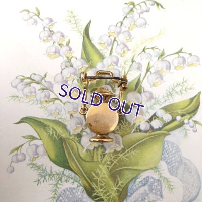 画像5: トリコロールアイリスガラスのランタンブローチ