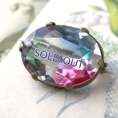 画像4: アイリスガラスのオーバルブローチ