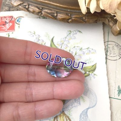 画像11: アイリスガラスのオーバルブローチ