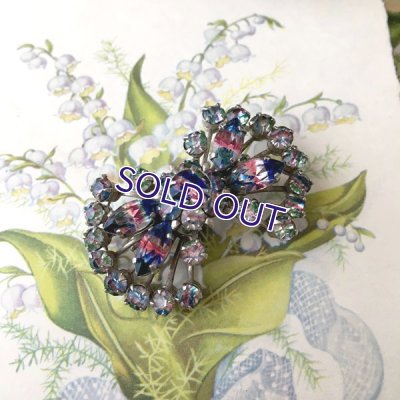 画像6: アイリスガラスのクラスターブローチB