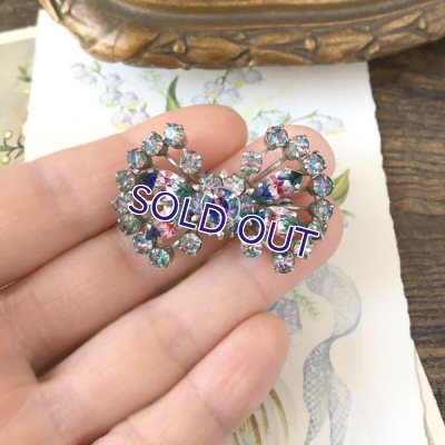 画像11: アイリスガラスのクラスターブローチB